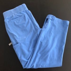 FIGS wide leg Ceil Blue pants SM